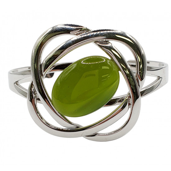 cat eye bracelet green