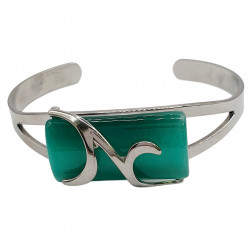 cat eye bracelet green