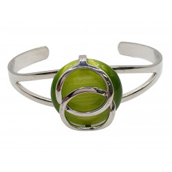 cat eye bracelet green