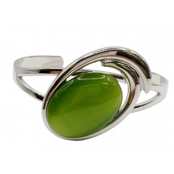 cat eye bracelet green