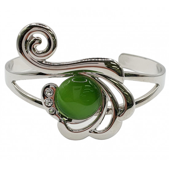 cat eye bracelet green