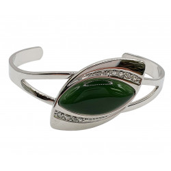 cat eye bracelet green