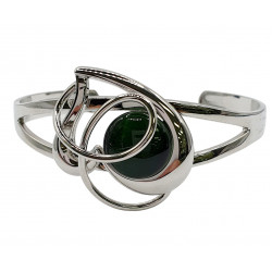 cat eye bracelet green