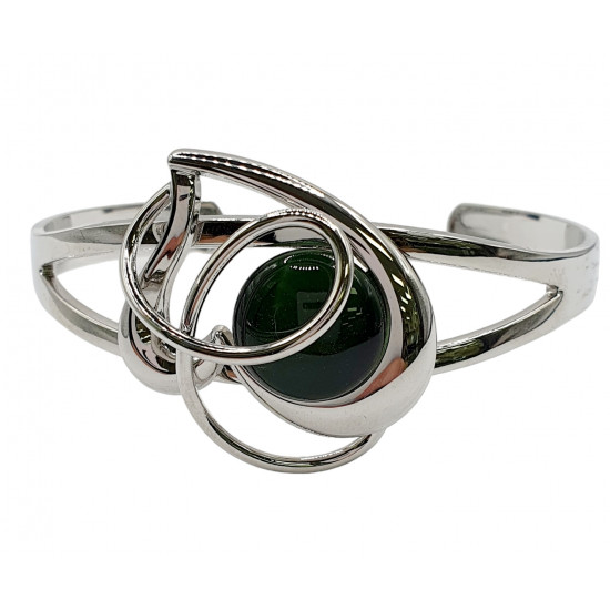 cat eye bracelet green