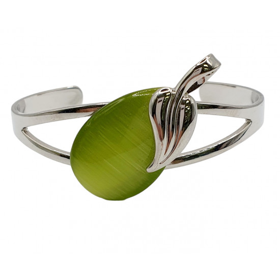 cat eye bracelet green