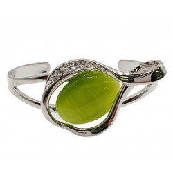 cat eye bracelet green