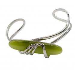 cat eye bracelet green