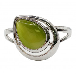 cat eye bracelet green