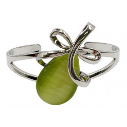 cat eye bracelet green