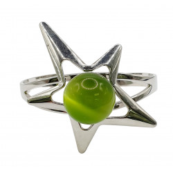 cat eye bracelet green
