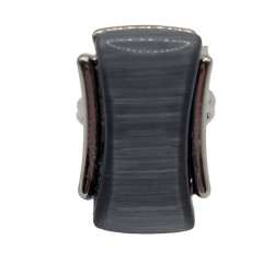 bague oeil de chat gris