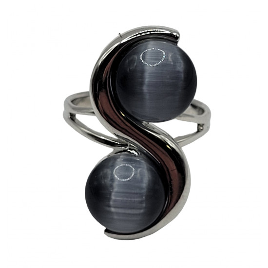 ring cat eyes gray