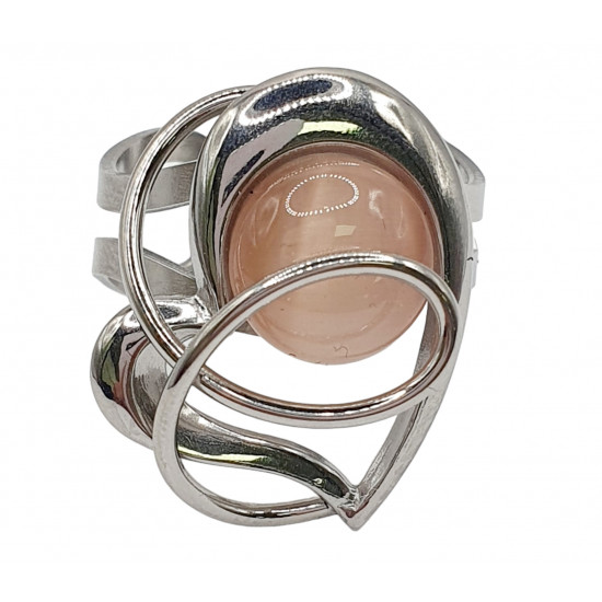 ring cat eyes beige