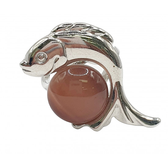 ring cat eyes brown