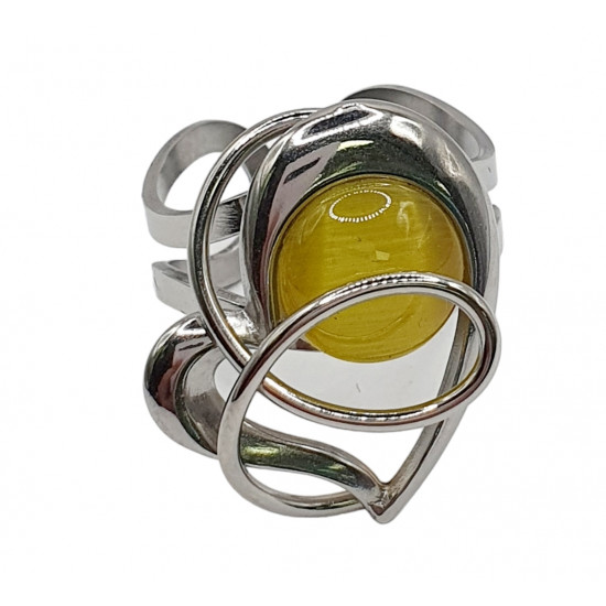 ring cat eyes yellow
