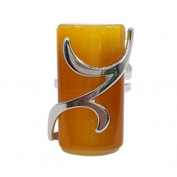 ring cat eyes orange