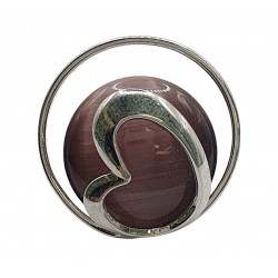 bague oeil de chat violet