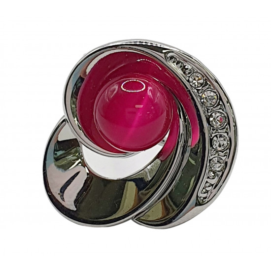 ring cat eyes fuchsia