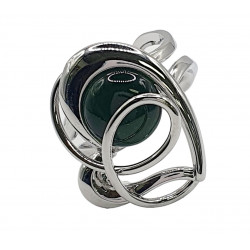 ring cat eyes green