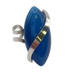 ring cat eyes blue