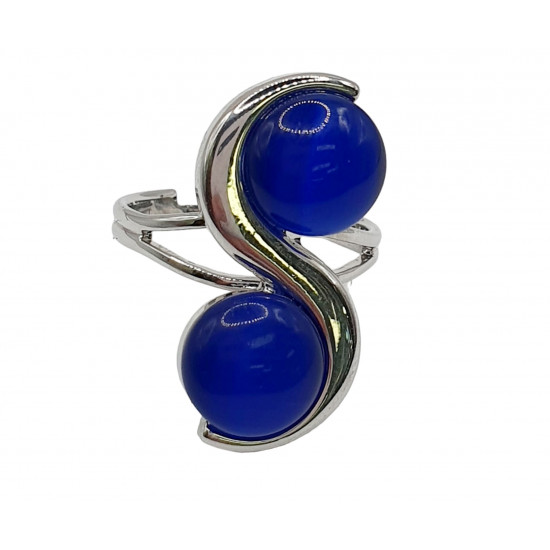 ring cat eyes blue
