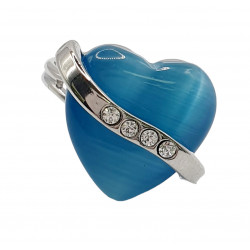 ring cat eyes blue