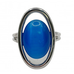 ring cat eyes blue