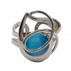 ring cat eyes blue