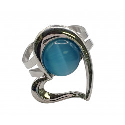 ring cat eyes blue