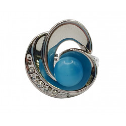 ring cat eyes blue