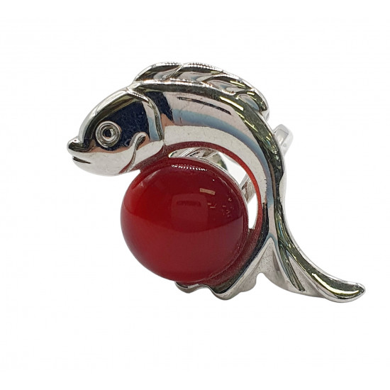 ring cat eyes red