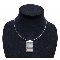 necklace cats eye gray