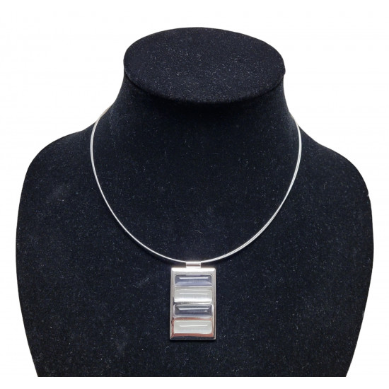 necklace cats eye gray