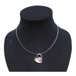 necklace cats eye pink