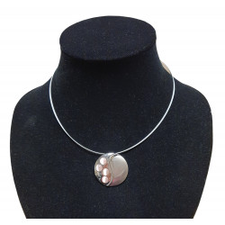 necklace cats eye pink