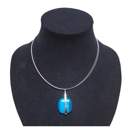 necklace cats eye green