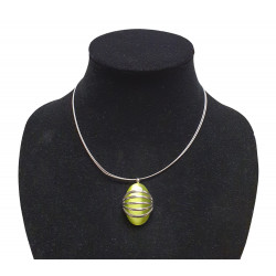 necklace cats eye green