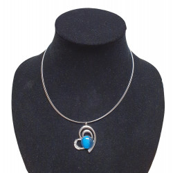 necklace cats eye green