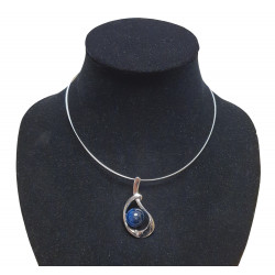necklace cats eye green