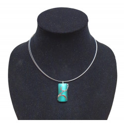 necklace cats eye green