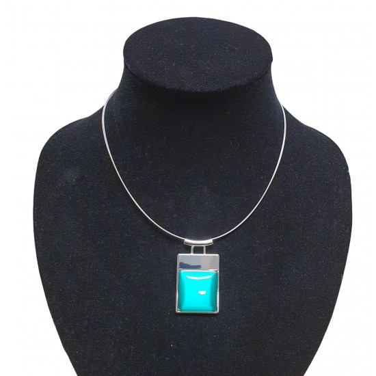 necklace cats eye green