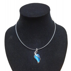 necklace cats eye blue