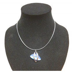 necklace cats eye blue