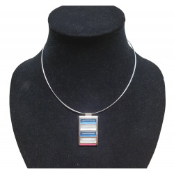necklace cats eye blue