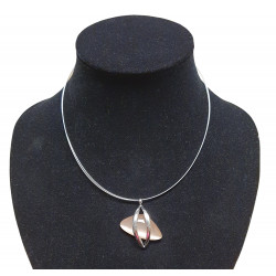 necklace cats eye beige