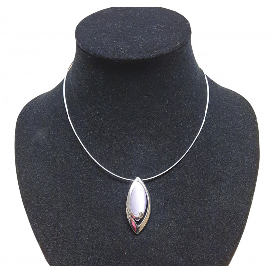 necklace cats eye purple