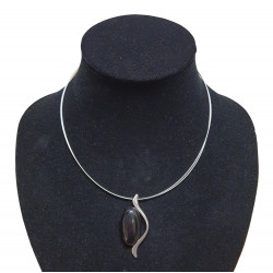 necklace cats eye black