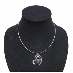 necklace cats eye black