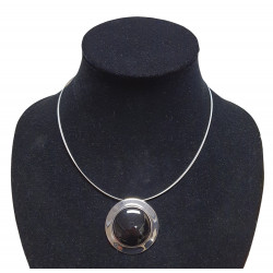 necklace cats eye black