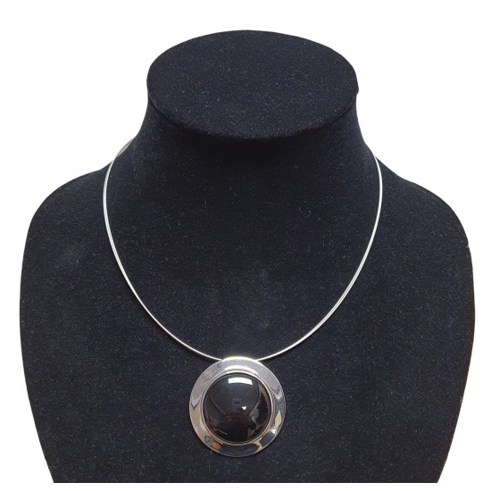 necklace cats eye black